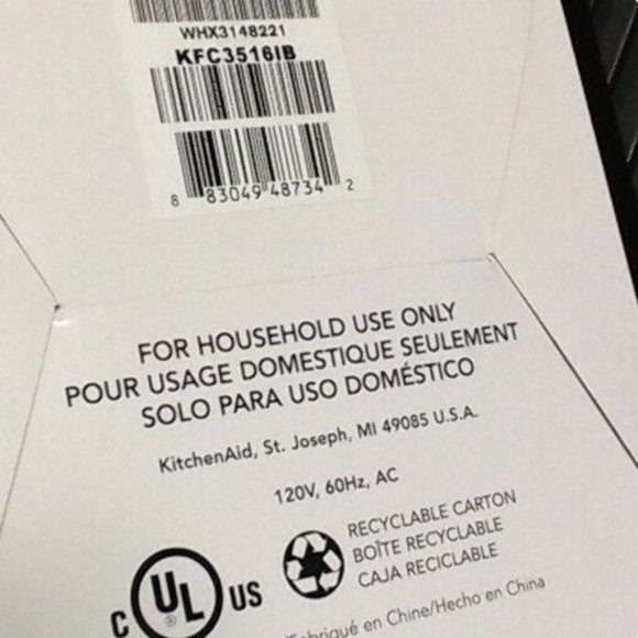 new in box INK BLUE KitchenAid 3.5-Cup Food Chopper ( a.k.a. Food Processor) - Picture 9 of 9